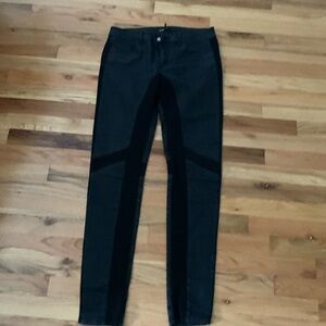 Maje vintage straight leg black jeans